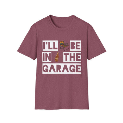 I'll Be In The Garage Cotton Tee - 66 Percent