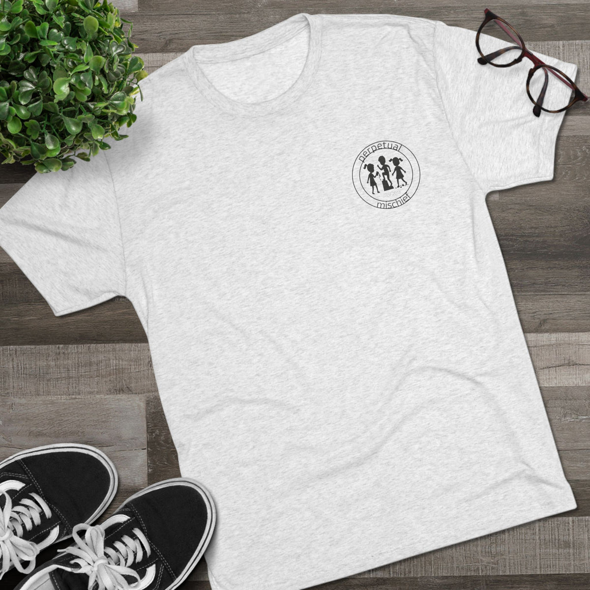 Perpetual Mischief Tri-Blend Tee product view 12 - 66 Percent