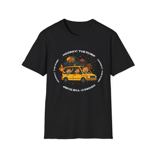 Hooray! The Dump Cotton T-shirt in Black | 66 Percent