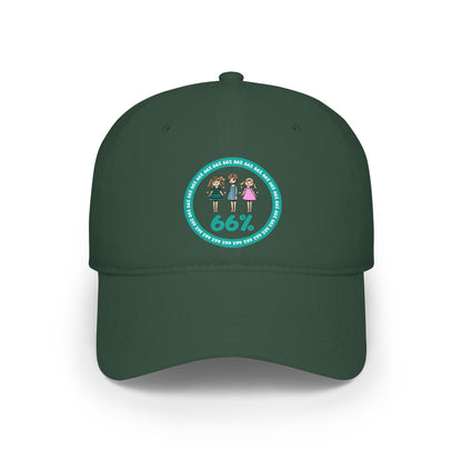 Original Design 3 Girls Hat in Dark Green | 66 Percent