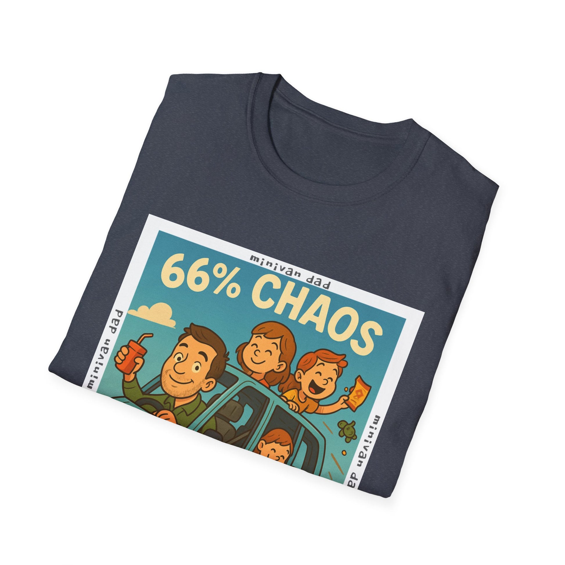 Minivan Dad Chaos Cotton Tee - 66 Percent