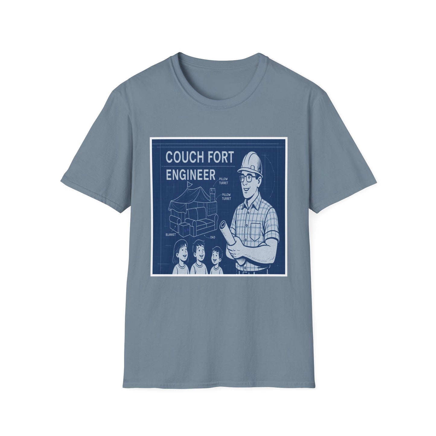 Overboard Dad Fort Cotton Tee - 66 Percent