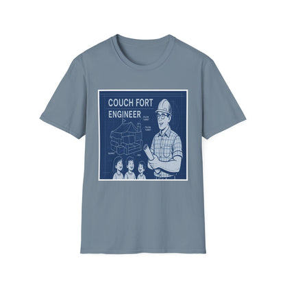 Overboard Dad Fort Cotton Tee - 66 Percent
