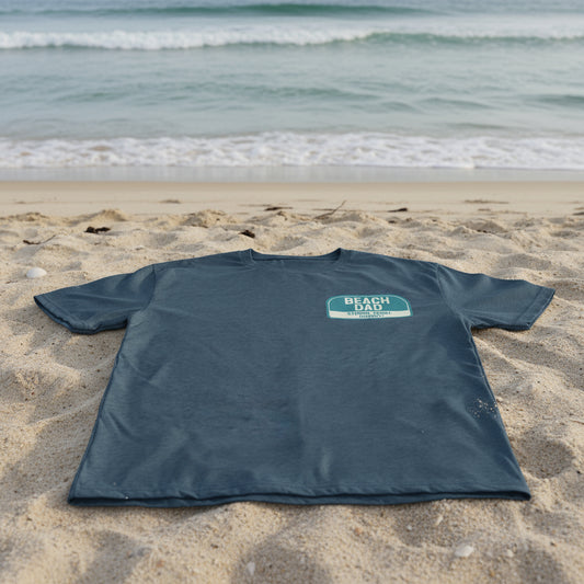 Beach Dad Logo Tri-Blend Tee - 66 Percent