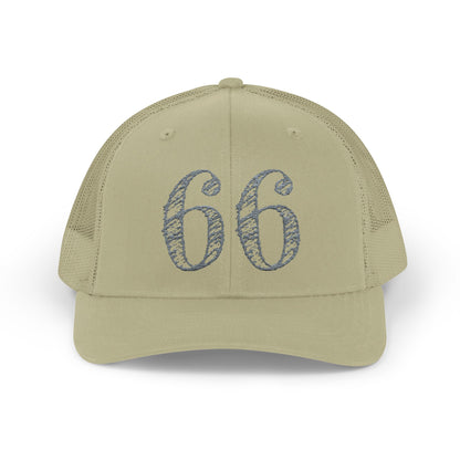 66% Snapback Trucker Hat in Khaki | 66 Percent
