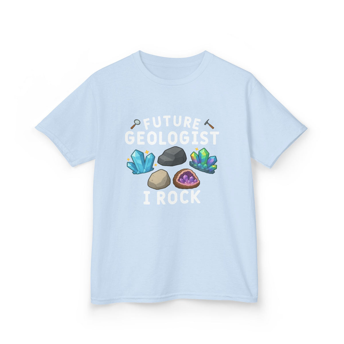 Future Geologist "I ROCK" Kids Tee product view 17 - 66 Percent