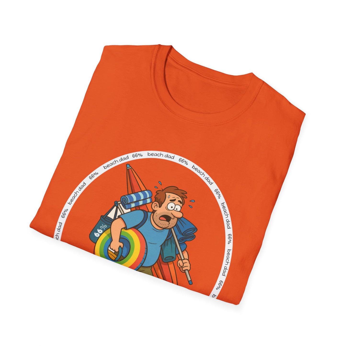 Beach Dad Original Cotton Tee - 66 Percent