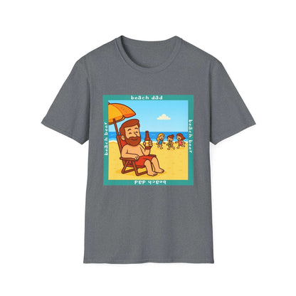 Beach Dad Beach Beer Cotton Tee