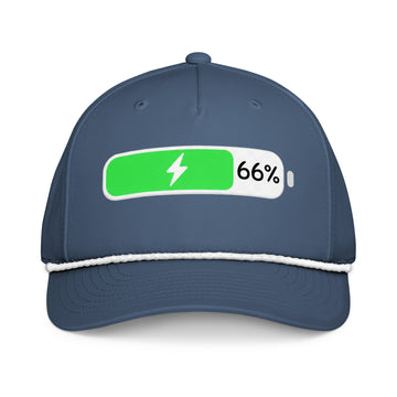 66% Charged Rope Hat in Light Blue/White – front view | 66 Percent