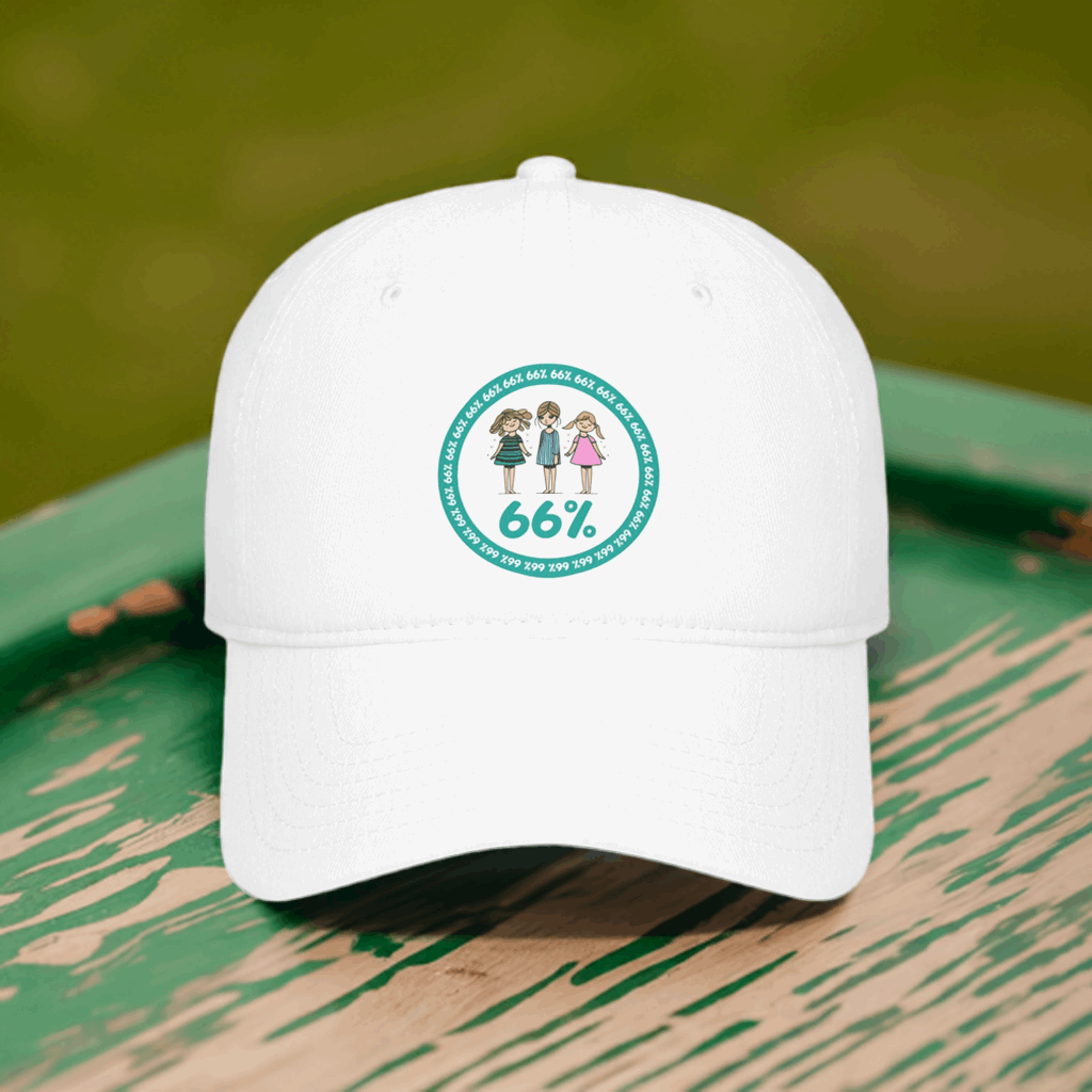 Original Design Improved 66% Fun Low Profile Baseball Cap - 66 Percent
