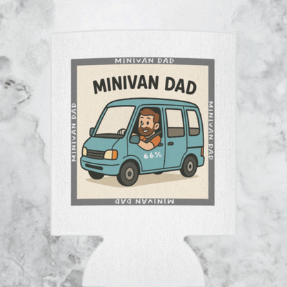 Minivan Dad 66% Can Cooler Koozie - 66 Percent